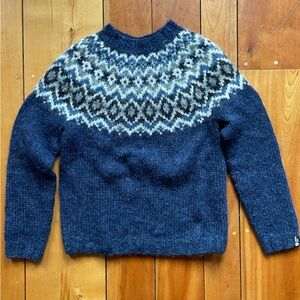 Icewear Edda Sweater Lopapeysa style Blue